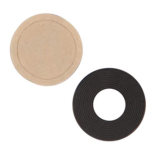 HONGYAN Cell Phone Accessories 10 PCS for Xiaomi Redmi Note 4 Back Camera Lens(Black) Repair (Color : Black)
