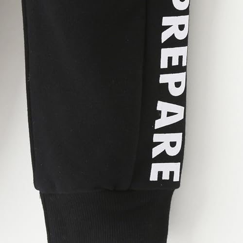 Toddler Baby Boys Joggers Pull-on Sweatpants Letter Prints Stretch School Hiking Athletic Pants Trousers Fall Outfit4