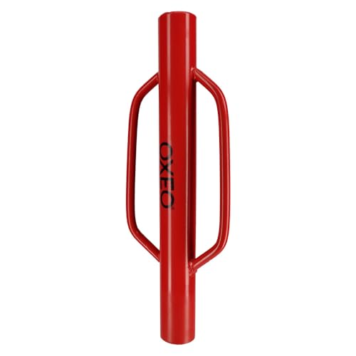 Pilon à poteau - Diamètre 76mm - 8kg - Enfonce-pieux en acier robuste - Pour piquets et poteaux de clôture ronds ou carrés