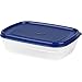 Emsa Pojemnik do przechowywania żywności SUPERLINE, 1,0 litra, prostokątny, niebieski, plastik, 1 l