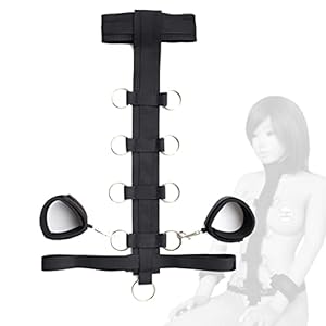 Rugband, nek en pols, Body Strap Correction, zwart nylon