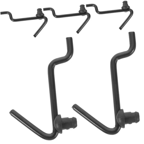 ROMISBABA Pegboard 5 Pack 1 Inch Black for Tools Jewelry Retail Garage Home Organization