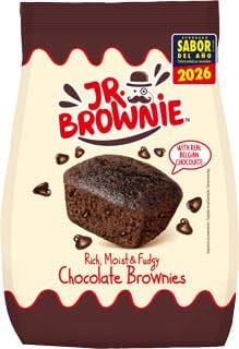 Classic Soft Brownies Sharing Pack - Deep Cocoa Moist Crumb Bite-Sized Treats - 12 x 200g