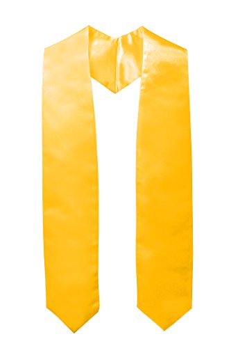 GraduationMall Unisex Adult Plain Graduation Stole 60