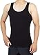 NUOZA Unterhemd Herren Tank Top 3er Pack Feinripp Muskelshirts Baumwolle alle Größen und Farben-Schwarz,5XL