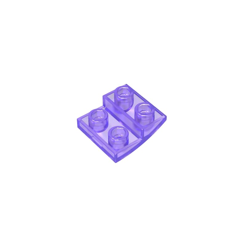 XYEIUGO 32803 Arched Brick Slope Curved 2x2 Inverted, Trans Purple, 50 PCS — image 1