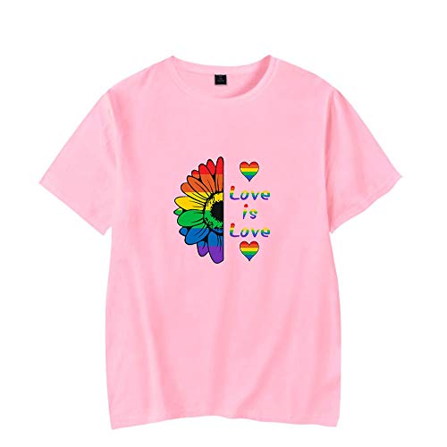 LGBT Camiseta Manga Corta Basica Mujer Hombre Harajuku Sudadera Sin Capucha Camisa Sweatshirt Sueter...