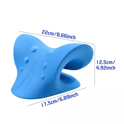 Image of Neck Relaxer Support Stretcher for Pain Relief Cervical Traction Device Shoulder Relaxer for Tmj Pain Relief, Cervical Spine Alignment, Chiropractic Neck Rest Pillow for Spine Alignment