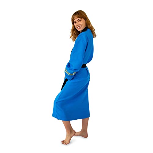 Robe Factory Star Trek: The Original Series Waffle-Weave Cotton Adult Bathrobe | Blue Medical2