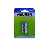 Pila Maurer Recargable HR-3 / AAA (Blister 2 Piezas)