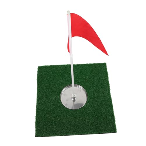 BESPORTBLE Home Golf Practice Putter Cup Ring Hole Cups Flag Golf Putting for Levels