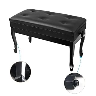 TEmkin Banc de Piano Confortable pour Tabouret de Piano pour Deux Personnes, avec Compartiment de Rangement de Grande capacité, Robuste et Durable, Hauteur réglable de 10 cm - Les Beatles, Paul McCartney, John Lennon, RIngo Starr, George Harrison TEmkin Banc de Piano Confortable pour Tabouret de Piano pour Deux Personnes, avec Compartiment de Rangement de Grande capacité, Robuste et Durable, Hauteur réglable de 10 cm – Image 4