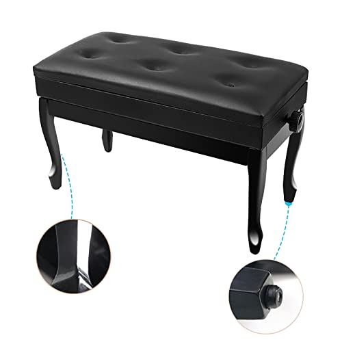TEmkin Banc de Piano Confortable pour Tabouret de Piano pour Deux Personnes, avec Compartiment de Rangement de Grande capacité, Robuste et Durable, Hauteur réglable de 10 cm - Les Beatles, Paul McCartney, John Lennon, RIngo Starr, George Harrison TEmkin Banc de Piano Confortable pour Tabouret de Piano pour Deux Personnes, avec Compartiment de Rangement de Grande capacité, Robuste et Durable, Hauteur réglable de 10 cm – Image 5