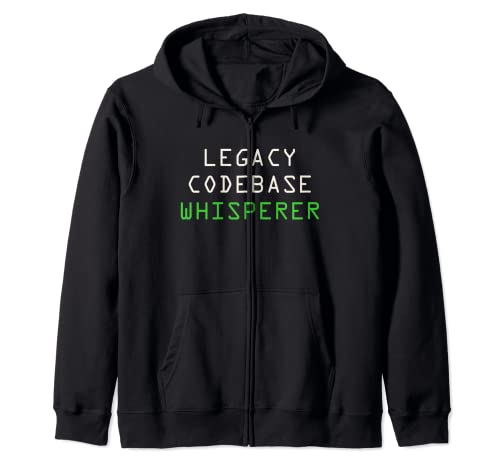 Funny Code Ninja Legacy Code WHISPERER Programming Team Sweat à Capuche