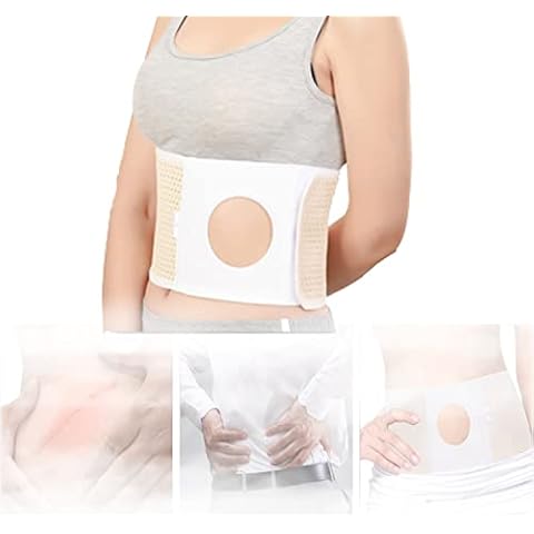 wzfdm Abdominal Hernia Belt,Stoma Support Ostomy Hernia Belt Cover