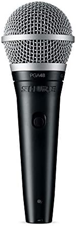 Shure PGA48-XLR-E Micrófono Dinámico de Mano para Voces con patró...