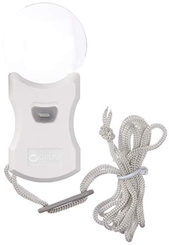 OttLite Rimless Pendant LED Magnifier | Travel Magnifier, Pocket Magnifier, Wearable Magnifier |