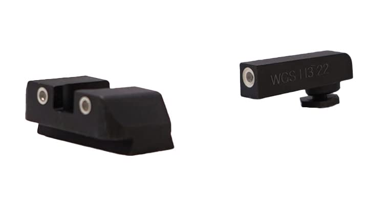 WilliamsTriton Classic - Night Sight Set - White - for Glock 20, 21, 29, 30, 31, 32, 36 & 41