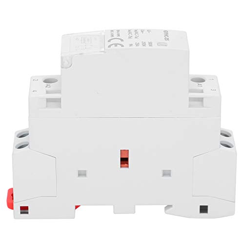 Contactor Modular, 2P 2NO 50Hz 230V Contactor Modular de CA Doméstico, Módulo de Componentes Electrónicos, para Control Eléctrico de Edificios, etc.