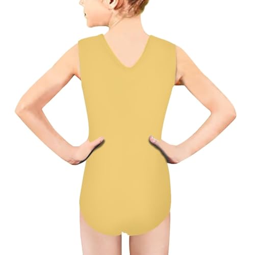 Image of Xpyiqun Swimsuits for Girls 3-14 V Neck Sleeveless Bathing Suit Summer Sport One Piece Swimwear Beach Swimming