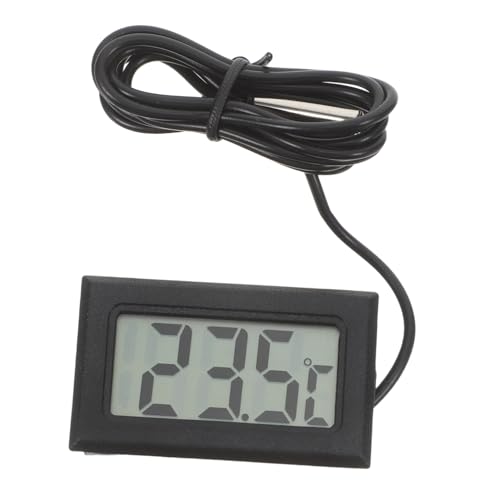 Luxshiny Termómetro Digital LCD con Acuarios de Peces y Congeladores Medidor de Temperatura Entornos Interiores y Exteriores