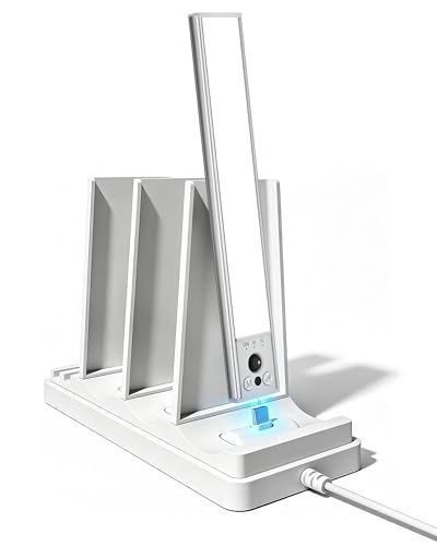 EZVALO Charging Station for Under Cabinet Lighting Charging Base Compatible with MCGOR Gritin 3 Type-C Ports(Adapter Not Included)