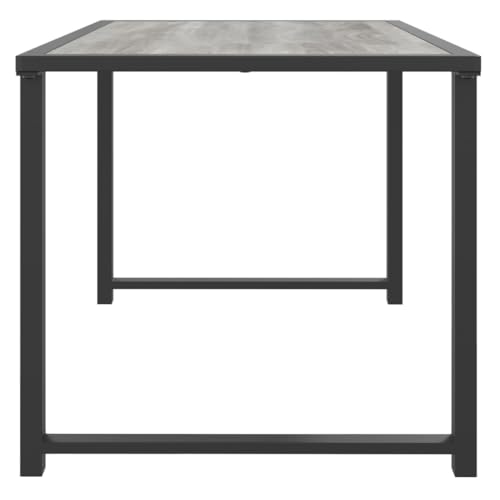 Table de jardin anthracite Solivagant compacte en acier pour optimiser les petits balcons - 5