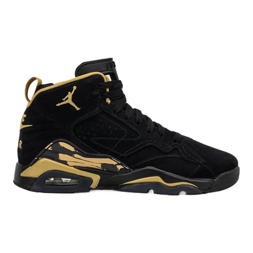 Nike Jumpman MVP Grade School Basketball Shoes (Black/Gold)