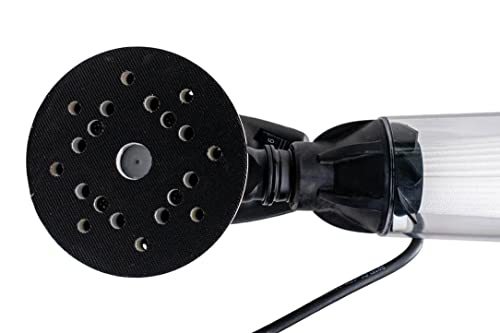 Bitool Exzenterschleifer RXM125, leistungsstarker und kompakter Tellerschleifer mit Zentralabsaugung, Schleifmaschine im Systainer mit 2 Schleiftellern (Ø 125 mm & 150 mm) (Exzenterschleifer RXM125) – Bild 6