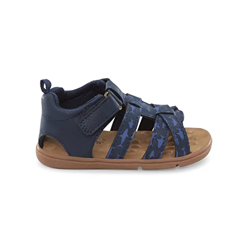 Carter's Boys Es22B01B Sandal, Navy, 4 Toddler Us #TOP2