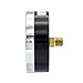 Dry Center Back Mount Pressure Gauge with 3.5