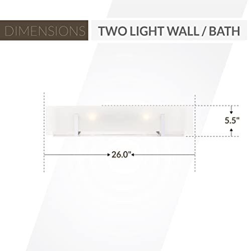 Image of Syll-2 Light Bath Vanity-Chrome Finish-Incandescent Lamping Type