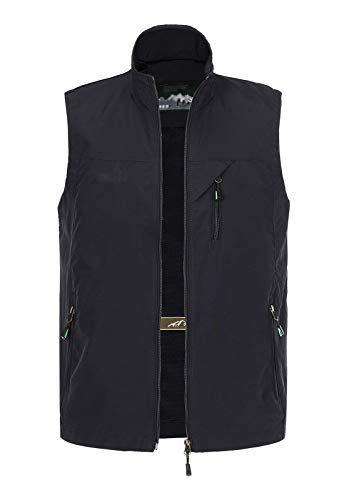 Hbufnha Men's Lightweight Vest Outdoor Windbreaker Vest Jacket For Golf Safari Travel Fishing Hiking Vest2