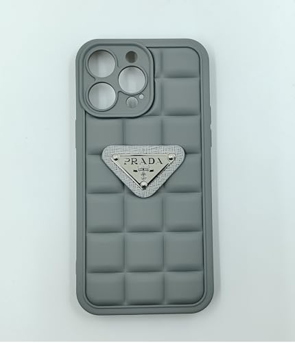 Image of BWOGUE Cool Puffer Case for iPhone 14 Pro,Full Body Protection Phone Cover /Case for iPhone 14pro, Shockproof Protective Silicone Cover for iPhone 14 pro Cover -iPhone 14 Pro Max, Gray