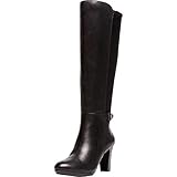 Anne Klein Silence Wide Calf Black Leather 7.5