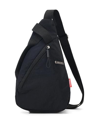 Image of ITALISH Sling Unisex Crossbody Bag Nylon 30 x 20 x 7 cm Lightweight Travel Daypack with Quick-Access Pocket