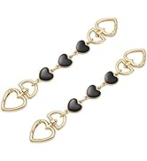 Anbys 2Pcs Bag Strap Extender Heart Shape Chain Strap Extender Replacement Accessory Bag Chain St...