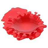 couponhub Spoon Rest Holder Silicone Ketchup Shape Holders Splash Spoon Rest by Mustard Kitchen Cooking Aid Cup Holder Creative Gift(A)