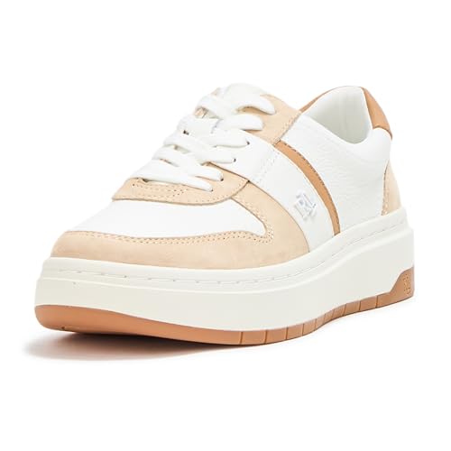 Lauren Ralph Lauren Women's Harlie Color-Blocked Leather Sneaker
