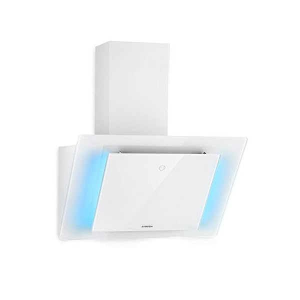 Klarstein-Eleonora-Campana-extractora-de-pared-Potencia-76-W-Iluminacion-LED-Touch-Control-Consumo-de-energia-10-kWhano-Aire-de-escape-hasta-426-mh-Dimensiones-60-x-39-x-43-cm-Blanco
