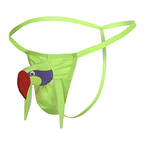 JEShifangjiusu Cartoon Bird Lingerie Men'S Thong Sexy T-Back Underwear Bikini Panties Funny G-String Boxer Brief