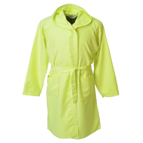 10XDIEZ Albornoz de Microfibra Adulto - Ultra Absorvente para Mujer y Hombre - (Amarillo - XL)