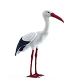 27.5' Lifelike Handcrafted Extra Soft Plush Stork Bird Stuffed Animal