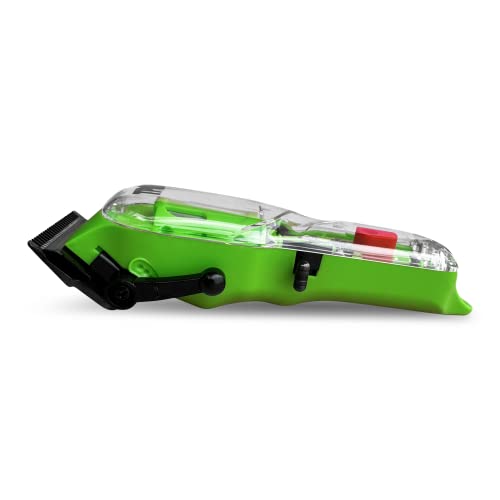 Tpob Slime 2 Professional Hair Clipper - Superpowered 6500 Rpm Whisper Quiet Barber Clipper, Black Diamond Carbon Dlc Fade Blade For The Closest Haircut And Beard Trims (Green) #TOP1