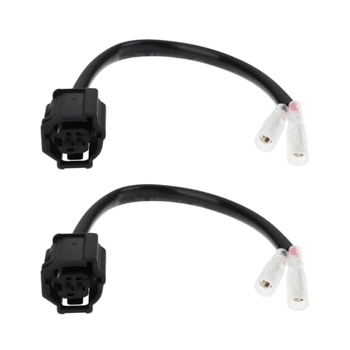 VGOL 1 Par de Conectores Adaptadores de Intermitentes de 2 Cables para Motocicleta 18,5 Cm de Longitud Compatibles con Yamaha XSR700 XSR900 2022-2023.