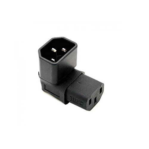 Blacell Iec C14 To C13 Power Adapter 10A Pdu Plug/Socket 90 Degree Wall-Mounted Lcd Tv #TOP1