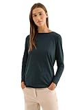 CECIL Damen 3227275 Shirt mit tonalen Streifen, Ink Green, XL