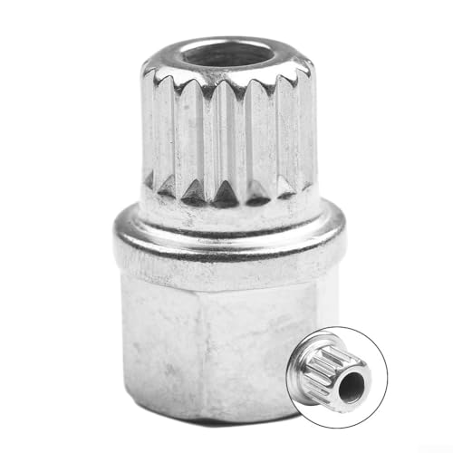 33/17PT Chiave di rimozione dado di bloccaggio ruota cava, acciaio antifurto vite strumento compatibile con per, resistente all'usura e antiruggine, 20 x 28 mm, Si