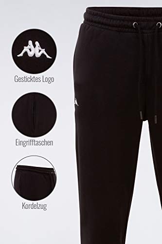 Kappa trainingsbroek Vrodell I joggingbroek voor heren van sweatstof I voor sport en vrije tijd en fitness I tailleband met trekkoord | in de kleuren grijs, zwart en maten S, M, L, XL, XXL en XXXL - Image 3