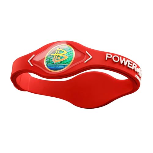 POWER BALANCE Original Genuine Performance Silicone Rubber Wristband, Black, Unisex, Minimal, Size M